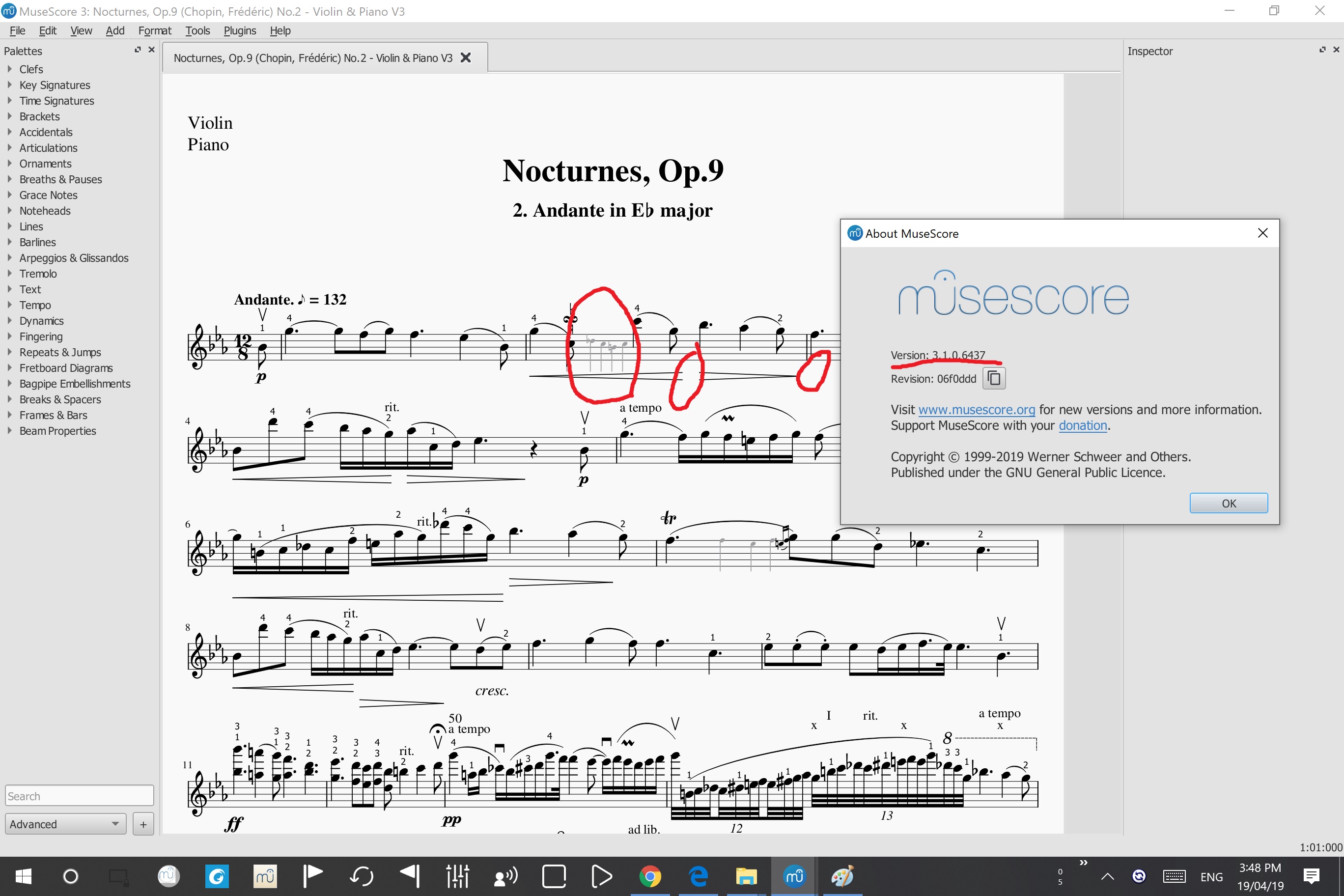 Hidden elements not showing correctly | MuseScore